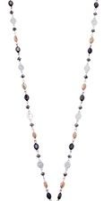 NINE WEST Women's Classics Beaded Tassel Pendant Necklace