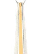 Lucky Brand Women's Two Tone Sunray Pendant Necklace