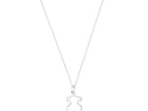 TOUS Sterling Silver Necklace for Women with Bear Motif