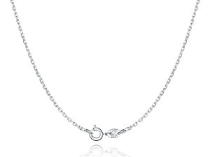 Jewlpire 925 Sterling Silver Chain Necklace for Women Girls