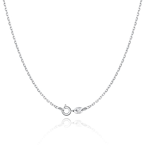 Jewlpire 925 Sterling Silver Chain Necklace for Women Girls Jewlpire 925 Sterling Silver Chain Necklace for Women Girls