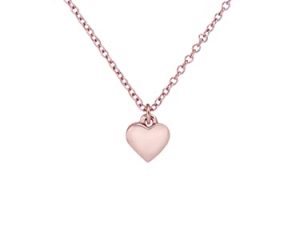 Ted Baker Hara Tiny Heart Pendant Necklace - Silver or Rose Gold Tone Options