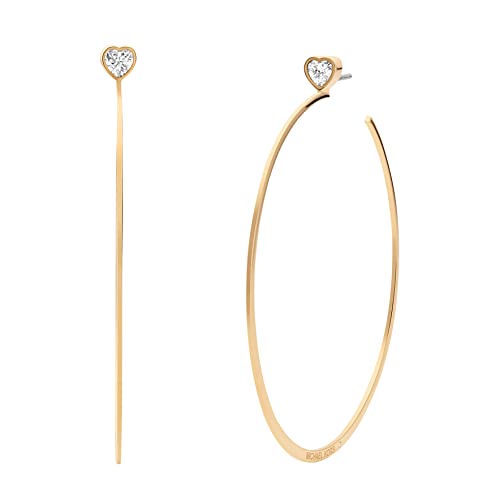 Michael Kors Fashion Gold-Tone Stainless Steel Hoop Earring (Model: MKJ7900710) Michael Kors Fashion Gold-Tone Stainless Steel Hoop Earring (Model: MKJ7900710)