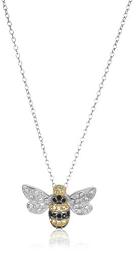Amazon Collection Sterling Silver Pendant Necklace Made with Swarovski Crystal Amazon Collection Sterling Silver Pendant Necklace Made with Swarovski Crystal