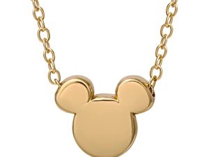 Disney Mickey Mouse and Minnie Mouse Slider Pendant Necklace
