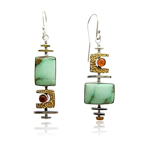 KaFu Handmade Boho Earrings Vintage Gold Lightweight Drop Dangle Statement Jewelry gifts for Women Girls KaFu Handmade Boho Earrings Vintage Gold Lightweight Drop Dangle Statement Jewelry gifts for Women Girls