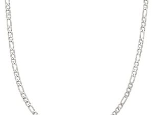 Amazon Essentials 14K Gold or Sterling Silver Plated Figaro Necklace