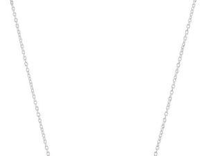 Silpada 'Dotted Line' Pendant Necklace with Crystals in Sterling Silver