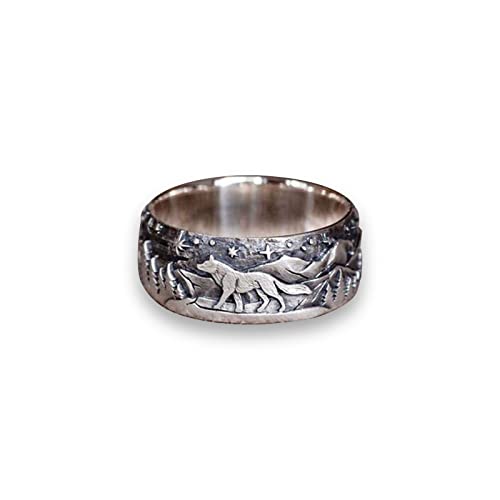 Wolf Ring for Men Wolf Ring for Men