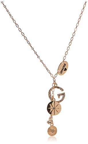 GUESS "Basic" Gold Pave G Linear Y-Shaped Necklace GUESS "Basic" Gold Pave G Linear Y-Shaped Necklace