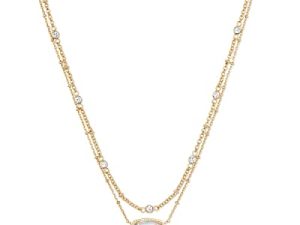Kendra Scott Elisa Crystal Multi Strand Necklace