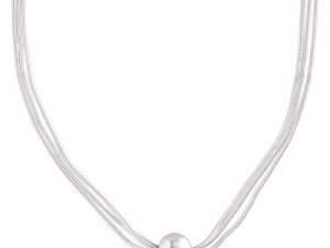 Silpada 'Thoreau' Multi-Strand Bead Necklace in Sterling Silver