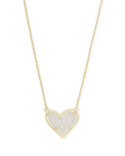 Kendra Scott Ari Heart Adjustable Length Pendant Necklace for Women Kendra Scott Ari Heart Adjustable Length Pendant Necklace for Women
