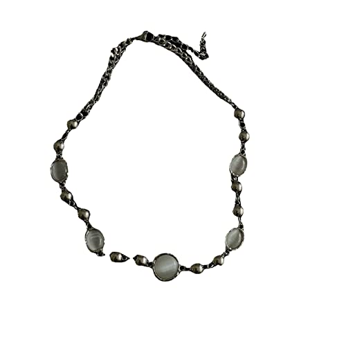 Women's Y2k Fairy Grunge Faux Gem Chain Necklace Teens Retro Y2K Aesthetic Pendant Chain Choker Jewelry Goth Accessories Women's Y2k Fairy Grunge Faux Gem Chain Necklace Teens Retro Y2K Aesthetic Pendant Chain Choker Jewelry Goth Accessories