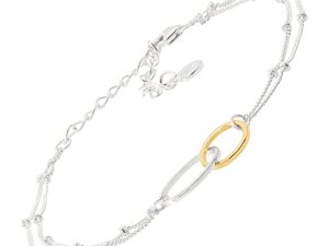 Silpada 'Pagosa' Circle Linking Station Bracelet in Gold-Plated Sterling Silver