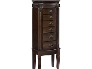 Powell Merlot Jewelry Armoire