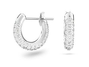 Swarovski Stone Crystal Pierced Hoop Earring Jewelry Collection