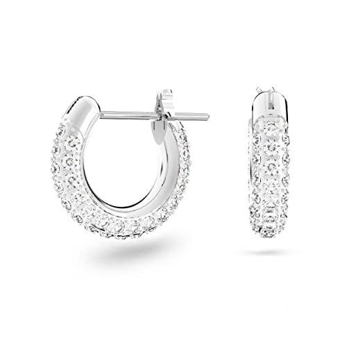 Swarovski Stone Crystal Pierced Hoop Earring Jewelry Collection Swarovski Stone Crystal Pierced Hoop Earring Jewelry Collection