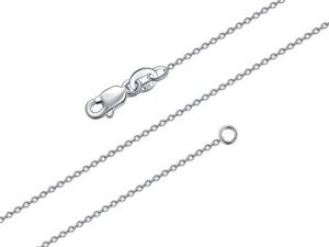 BORUO 925 Sterling Silver Cable Chain Necklace