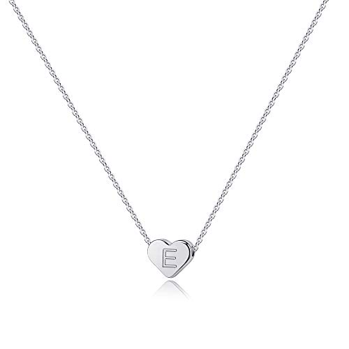 Heart Initial Necklaces for Women Girls Heart Initial Necklaces for Women Girls