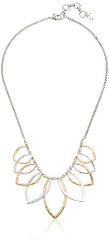 Lucky Brand Two-Tone Petal Statement Necklace Lucky Brand Two-Tone Petal Statement Necklace