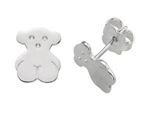 TOUS Sterling Silver Earrings for Women with Bear Motif