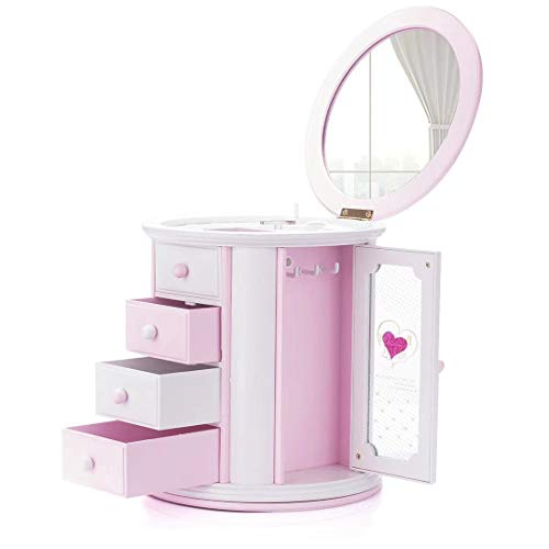 Girls Musical Jewelry Box Necklace Storage Case Women Kids Music Jewelry Organizer Box Gift Girls Musical Jewelry Box Necklace Storage Case Women Kids Music Jewelry Organizer Box Gift