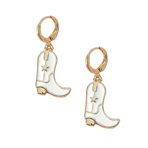 MOEPAPA Enamel Western Cowgirl Boot Earrings Cowgboy Dangle Drop earrings MOEPAPA Enamel Western Cowgirl Boot Earrings Cowgboy Dangle Drop earrings