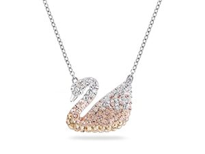 Swarovski Iconic Swan Crystal Necklace and Earrings Jewelry Collection