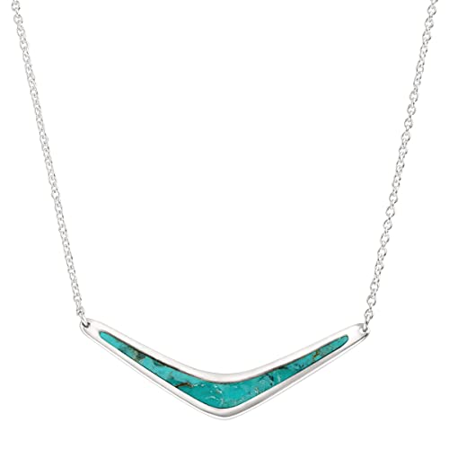 Silpada Compressed Turquoise Necklace in .925 Sterling Silver Silpada Compressed Turquoise Necklace in .925 Sterling Silver