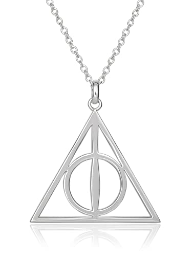 Harry Potter Womens Necklace - Pendant Necklace with 18-inch Chain - Harry Potter Necklace - Harry Potter Jewelry Harry Potter Womens Necklace - Pendant Necklace with 18-inch Chain - Harry Potter Necklace - Harry Potter Jewelry