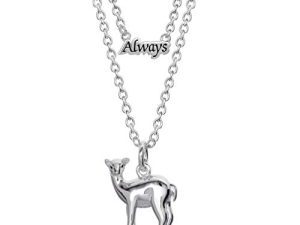 Harry Potter “Always" and Doe Patronus Two Necklace Set