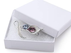 20 Pack Cardboard Jewelry Boxes Bulk -3.5"x3.5"x1" Cotton Filled Small Gift Boxes With Lids For Jewelry Packaging