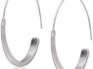 Lucky Brand Women's Brushed Hoop Earrings