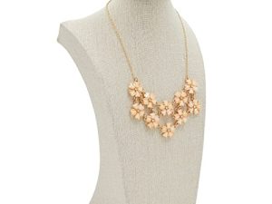 12 Inch Linen Jewelry Bust
