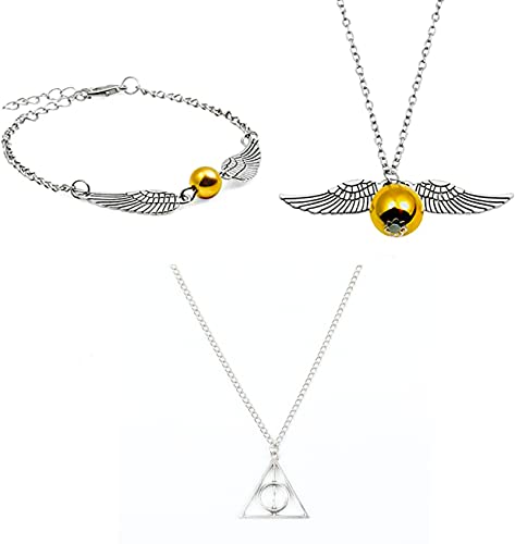 3PCS Magic Themed Necklace Bracelet Set 3PCS Magic Themed Necklace Bracelet Set