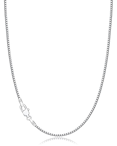 Jewlpire 925 Sterling Silver Chain Necklace for Women Girls Jewlpire 925 Sterling Silver Chain Necklace for Women Girls