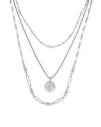 Kendra Scott Medallion Triple Strand Necklace Kendra Scott Medallion Triple Strand Necklace