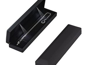 Long Chain Necklace Jewelry Gift Box Case with LED Light