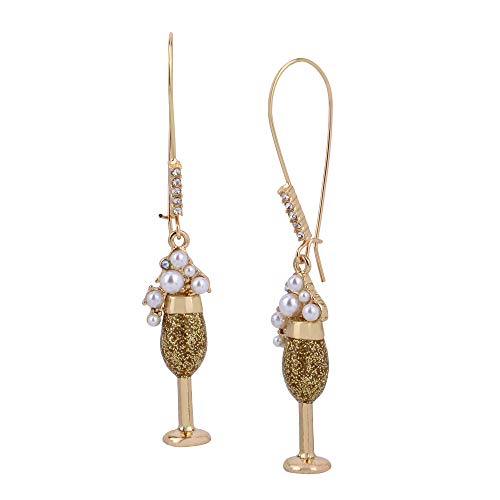 Betsey Johnson Champagne Dangle Earrings Betsey Johnson Champagne Dangle Earrings