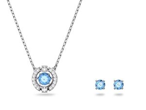 Swarovski Sparking Dance Crystal Necklace and Earring Set Jewelry Collection