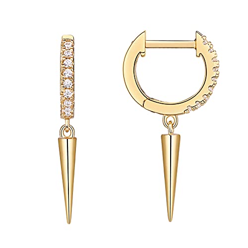 PAVOI 14K Gold Plated S925 Sterling Silver Post BOHO Drop Lightweight/Dangle Huggie Earrings for Women |Bohemian Dainty Earrings PAVOI 14K Gold Plated S925 Sterling Silver Post BOHO Drop Lightweight/Dangle Huggie Earrings for Women |Bohemian Dainty Earrings