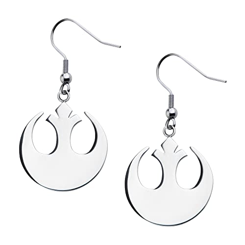Amazon Collection Star Wars Jewelry Rebel Alliance Stainless Steel Dangle Hook Drop Earrings (SALES1SWMD) Amazon Collection Star Wars Jewelry Rebel Alliance Stainless Steel Dangle Hook Drop Earrings (SALES1SWMD)