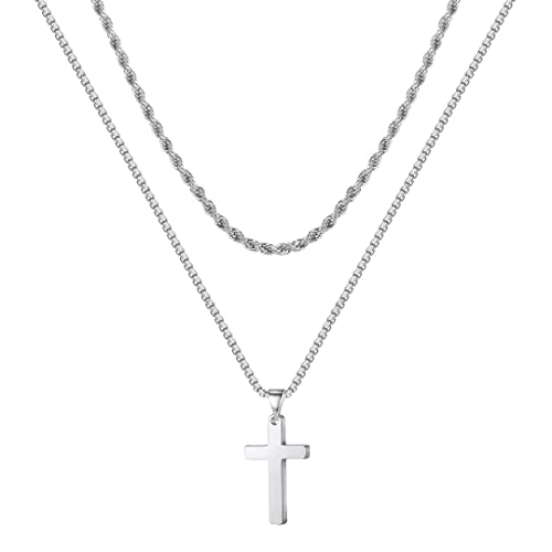 Ursteel Cross Necklace for Men Ursteel Cross Necklace for Men