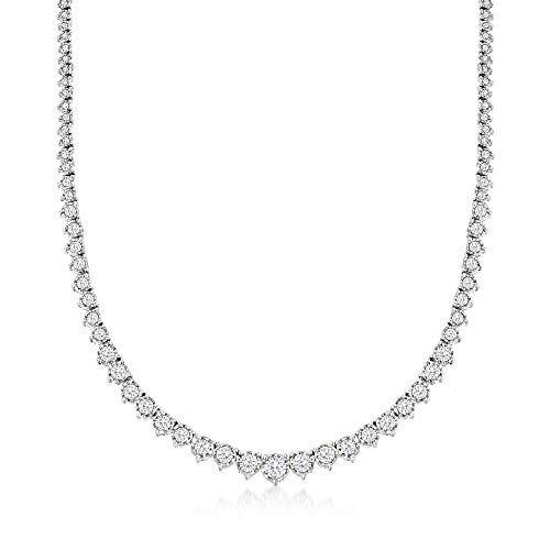 Ross-Simons Diamond Tennis Necklace I-J Color / I2-I3 Clarity Ross-Simons Diamond Tennis Necklace I-J Color / I2-I3 Clarity