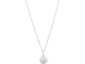 TOUS Sterling Silver Necklace for Women with Pearl