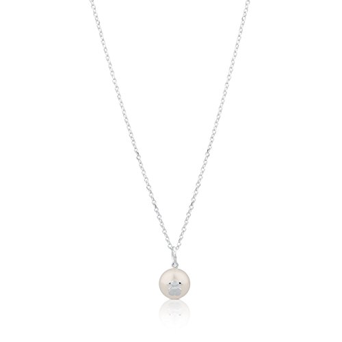TOUS Sterling Silver Necklace for Women with Pearl TOUS Sterling Silver Necklace for Women with Pearl