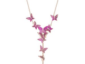 Swarovski Lilia Butterfly Crystal Necklace Jewelry Collection