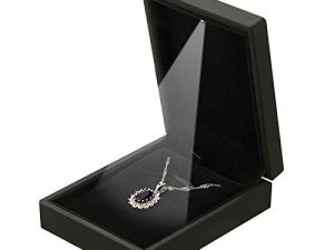 LED Light Pendant Necklace Gift Box