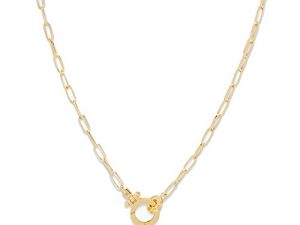 gorjana Women's Parker Mini Paperclip Link Chain Necklace